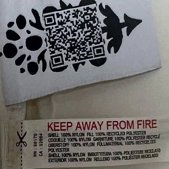 NWT Free People Movement x Hatch XS X-Small Printed Puffer Jacket Packable Coat - Picture 12 of 16